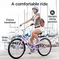 Schwinn Mikko Beach Cruiser Bike para adultos, ruedas de 26 pulgadas Schwinn Mikko Beach Cruiser Bike para adultos, ruedas de 26 pulgadas