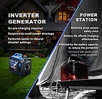 DK - Mini generador inversor de 2300 W, 30 libras, ultraligero DK - Mini generador inversor de 2300 W, 30 libras, ultraligero