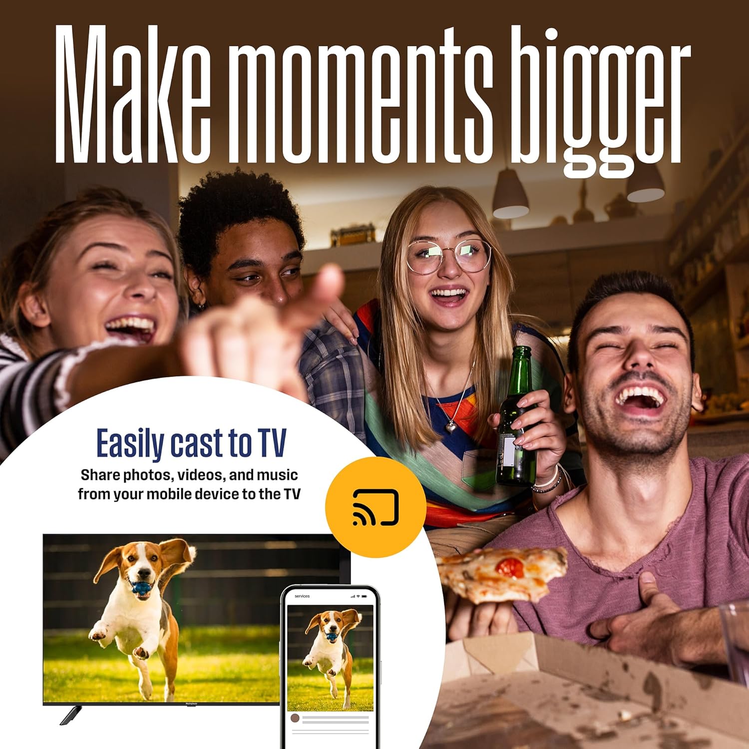 Westinghouse Edgeless Roku TV - Smart TV de 43 pulgadas Westinghouse Edgeless Roku TV - Smart TV de 43 pulgadas