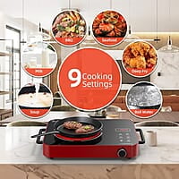 Placa de cocina eléctrica de 1800 W, de un solo quemador Placa de cocina eléctrica de 1800 W, de un solo quemador
