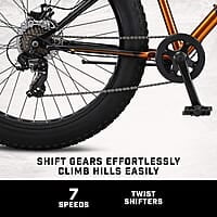 Mongoose Argus ST & Trail Fat Tire Bicicleta de montaña para adultos Mongoose Argus ST & Trail Fat Tire Bicicleta de montaña para adultos