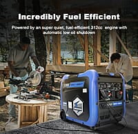 DK - Generador inversor de gas de 5000 W, arranque eléctrico DK - Generador inversor de gas de 5000 W, arranque eléctrico