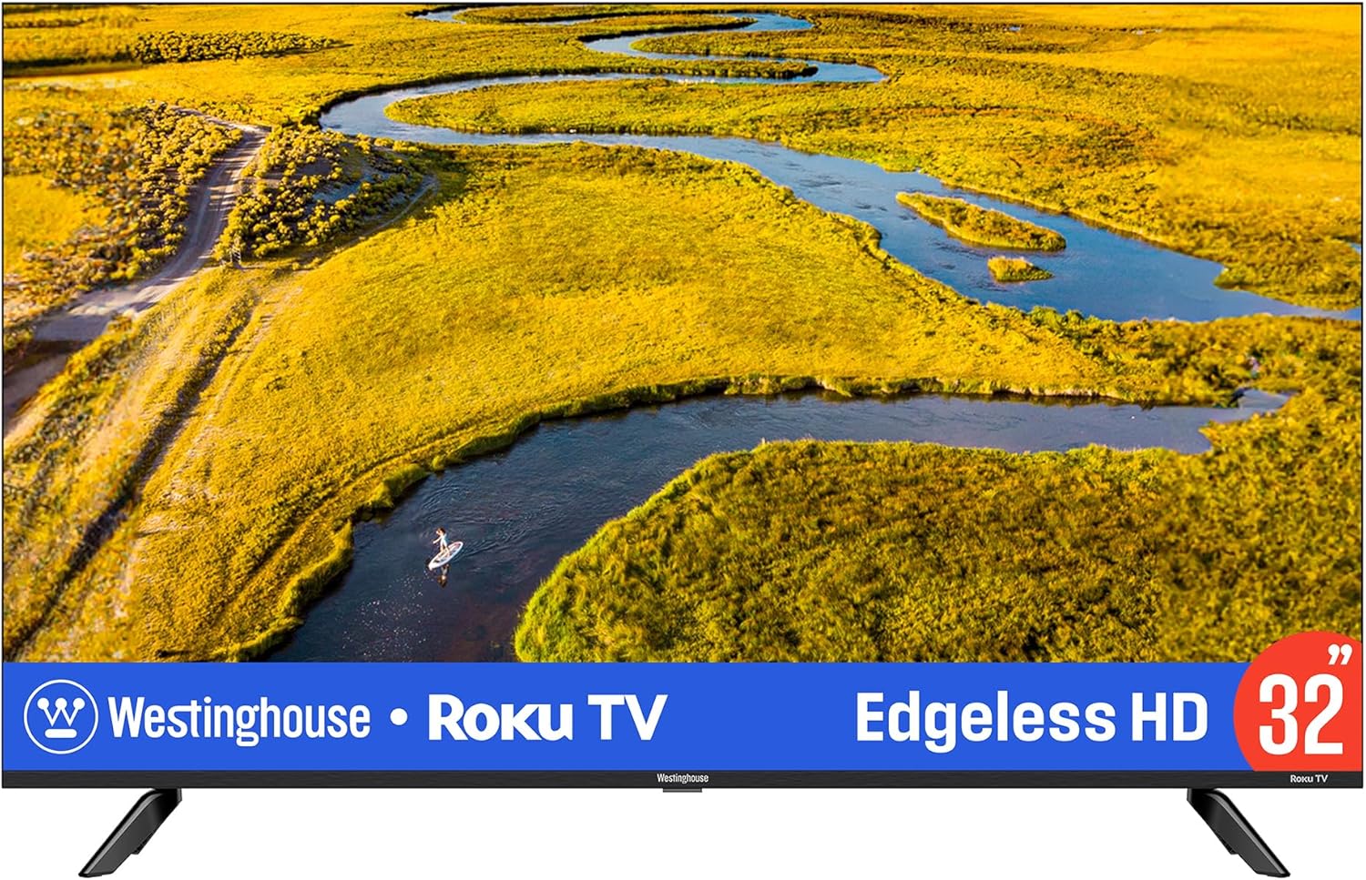 Westinghouse Edgeless Roku TV - Televisión inteligente de 32 pulgadas
