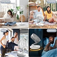 Belife Ventilador portátil X10, ventilador oscilante inalámbrico Belife Ventilador portátil X10, ventilador oscilante inalámbrico