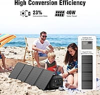 SINKEU Generador solar de 300 W y panel solar plegable de 40 W SINKEU Generador solar de 300 W y panel solar plegable de 40 W