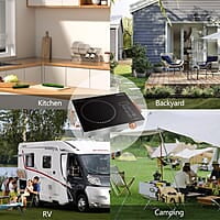 Estufa eléctrica de un solo quemador de 110 V y 1800 W Estufa eléctrica de un solo quemador de 110 V y 1800 W