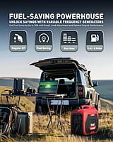 ERAYAK Generador inversor portátil de 2400 W para uso doméstico ERAYAK Generador inversor portátil de 2400 W para uso doméstico