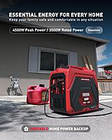 ERAYAK Generador inversor portátil de 4500 W