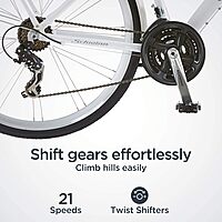 Schwinn Bicicleta híbrida para adultos de 21 velocidades Schwinn Bicicleta híbrida para adultos de 21 velocidades