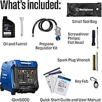 Westinghouse Outdoor Power Equipment - 5000 vatios pico Westinghouse Outdoor Power Equipment - 5000 vatios pico
