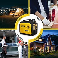 Aceup Energy Generador inversor portátil de 4000 vatios Aceup Energy Generador inversor portátil de 4000 vatios