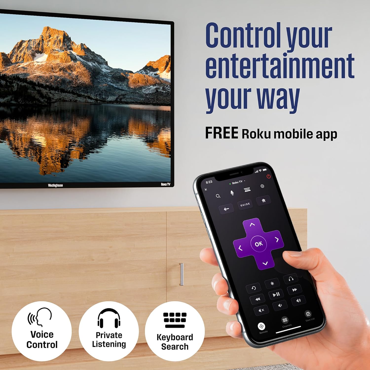 Westinghouse Roku TV inteligente de 40 pulgadas Westinghouse Roku TV inteligente de 40 pulgadas