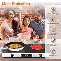 VBGK Cocina eléctrica, estufa eléctrica de 110 V 2200 W VBGK Cocina eléctrica, estufa eléctrica de 110 V 2200 W