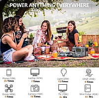 ALLWEI - Generador de energía portátil, 300 W/pico 600 W ALLWEI - Generador de energía portátil, 300 W/pico 600 W
