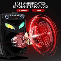 Pyle Sistema de altavoces PA Bluetooth portátil, 600 W Pyle Sistema de altavoces PA Bluetooth portátil, 600 W