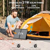 Generador solar-24000mAh. Estación de energía portátil 21W Generador solar-24000mAh. Estación de energía portátil 21W