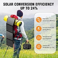 SINKEU Generador solar de 300 W y panel solar plegable de 40 W SINKEU Generador solar de 300 W y panel solar plegable de 40 W