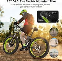 Bicicleta eléctrica para adulto, bicicleta eléctrica de neumático grueso de 26 pulgadas, bicicleta eléctrica de motor sin escobillas dual de 2000 W, bicicleta eléctrica de 30 MPH con batería Bicicleta eléctrica para adulto, bicicleta eléctrica de neumático grueso de 26 pulgadas, bicicleta eléctrica de motor sin escobillas dual de 2000 W, bicicleta eléctrica de 30 MPH con batería
