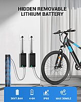 Bicicleta eléctrica con batería extraíble integrada de 350 W Bicicleta eléctrica con batería extraíble integrada de 350 W