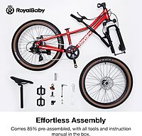 Royalbaby Bicicleta de montaña para niños de aluminio de 20/24 pulgadas Royalbaby Bicicleta de montaña para niños de aluminio de 20/24 pulgadas