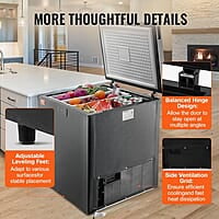 Congelador de pecho para garaje de 5.0 pies cúbicos, congelador compacto solo ajustable 7 termostatos y cesta extraíble, ahorro de energía para garaje, sótano, dormitorio, apartamento, cocina Congelador de pecho para garaje de 5.0 pies cúbicos, congelador compacto solo ajustable 7 termostatos y cesta extraíble, ahorro de energía para garaje, sótano, dormitorio, apartamento, cocina