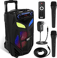 Pyle Sistema de altavoces PA Bluetooth portátil, 600 W Pyle Sistema de altavoces PA Bluetooth portátil, 600 W