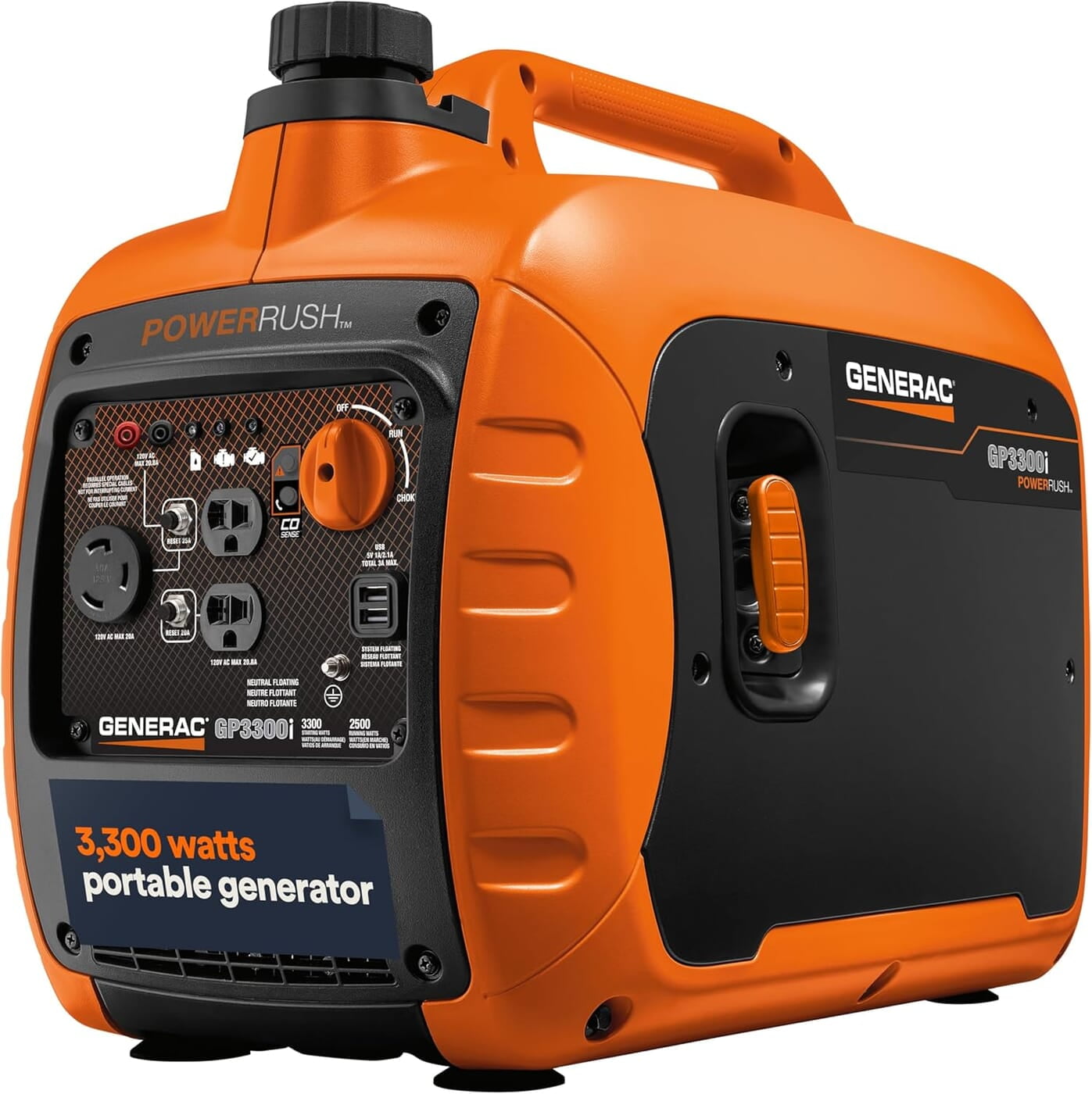 Generac 7153 GP3300i - Generador inversor portátil a gasolina Generac 7153 GP3300i - Generador inversor portátil a gasolina