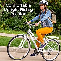 Schwinn Bicicleta híbrida para adultos de 21 velocidades Schwinn Bicicleta híbrida para adultos de 21 velocidades