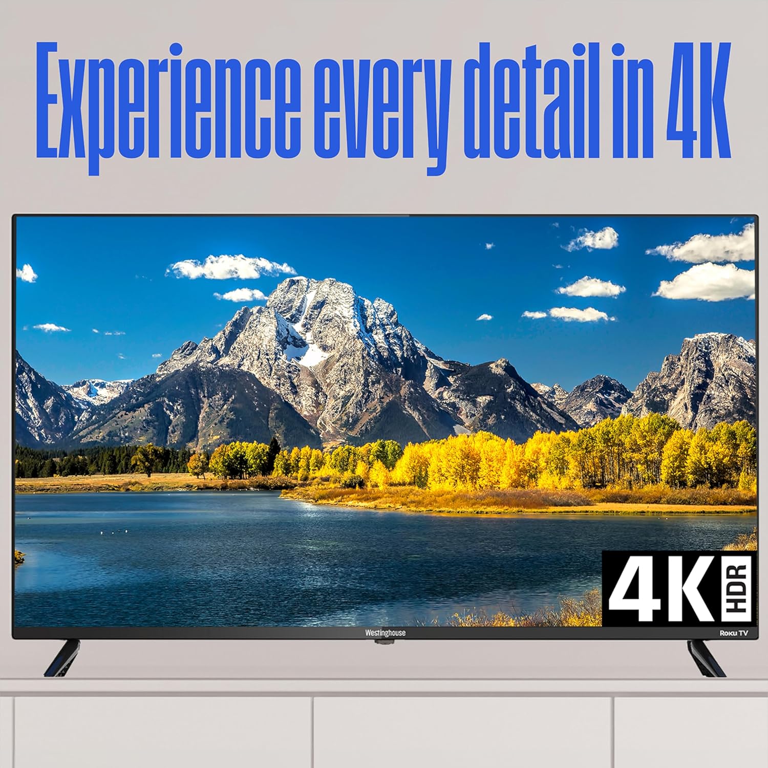 Westinghouse Edgeless Roku TV - Smart TV de 43 pulgadas Westinghouse Edgeless Roku TV - Smart TV de 43 pulgadas