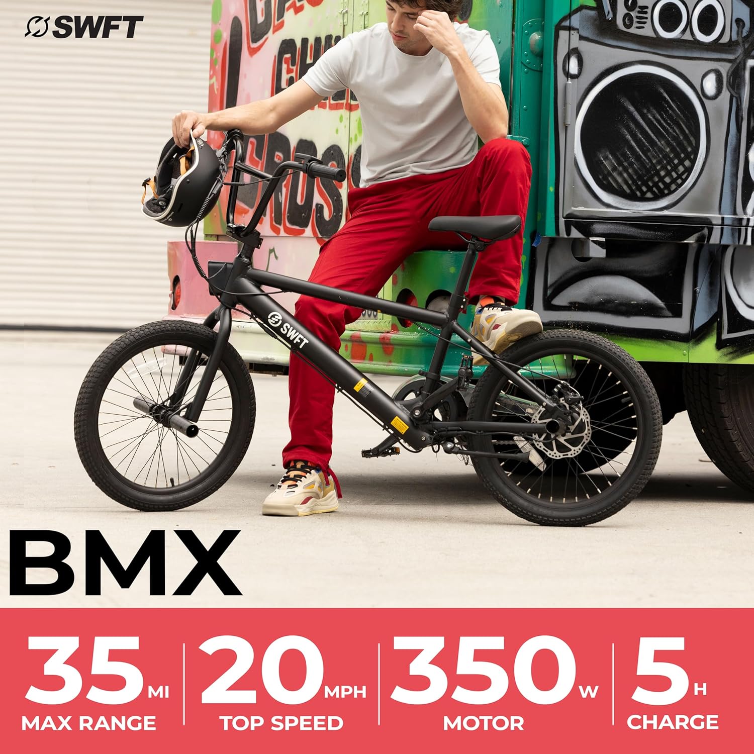 Bicicleta BMX eléctrica, ruedas de rendimiento de 20 mph Bicicleta BMX eléctrica, ruedas de rendimiento de 20 mph