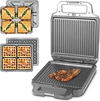 Panini Grill Press Sandwichera de desayuno 3 en 1 Panini Grill Press Sandwichera de desayuno 3 en 1